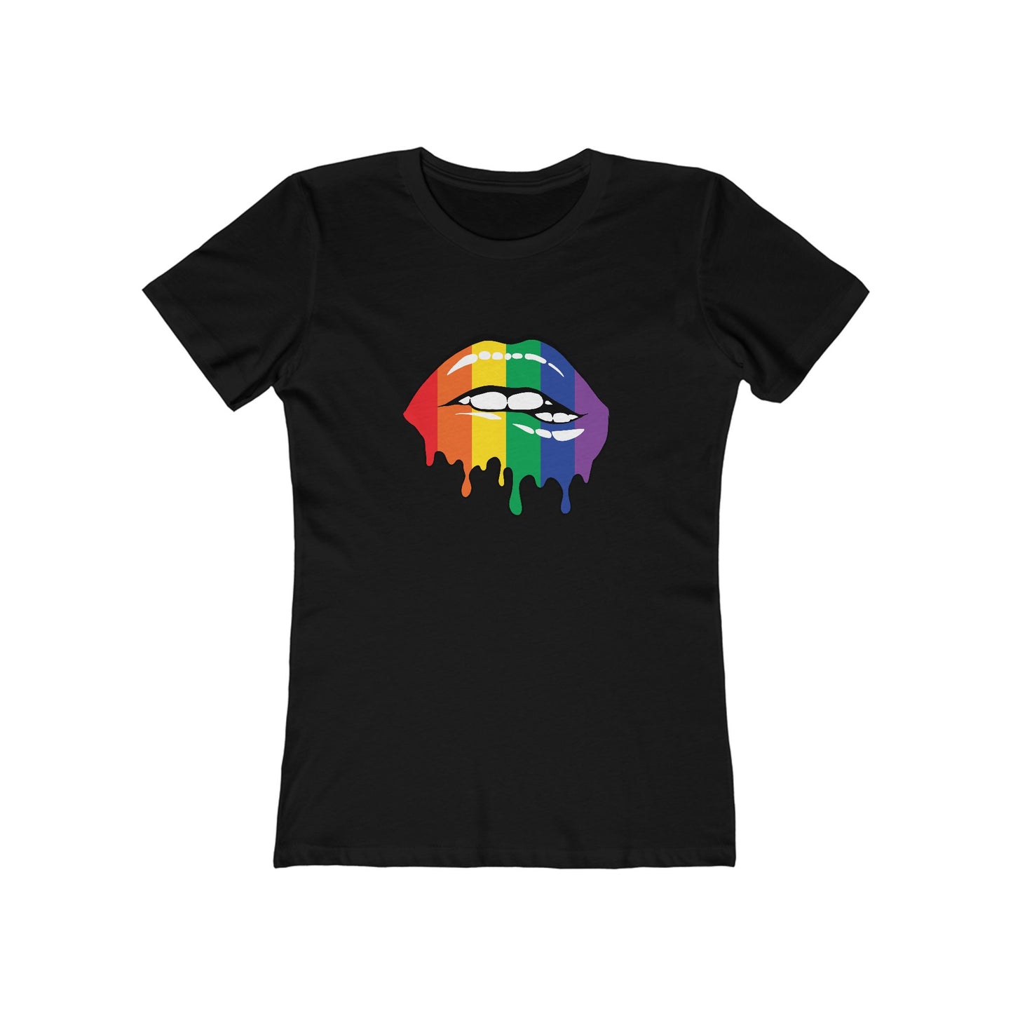 Biting Lips Rainbow Pride - Women's T-shirt