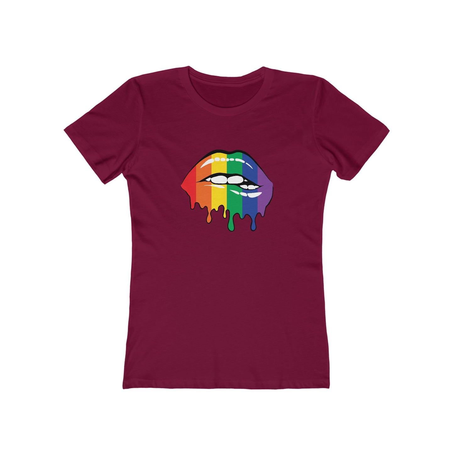 Biting Lips Rainbow Pride - Women's T-shirt