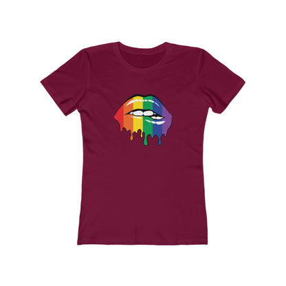 Biting Lips Rainbow Pride - Women's T-shirt