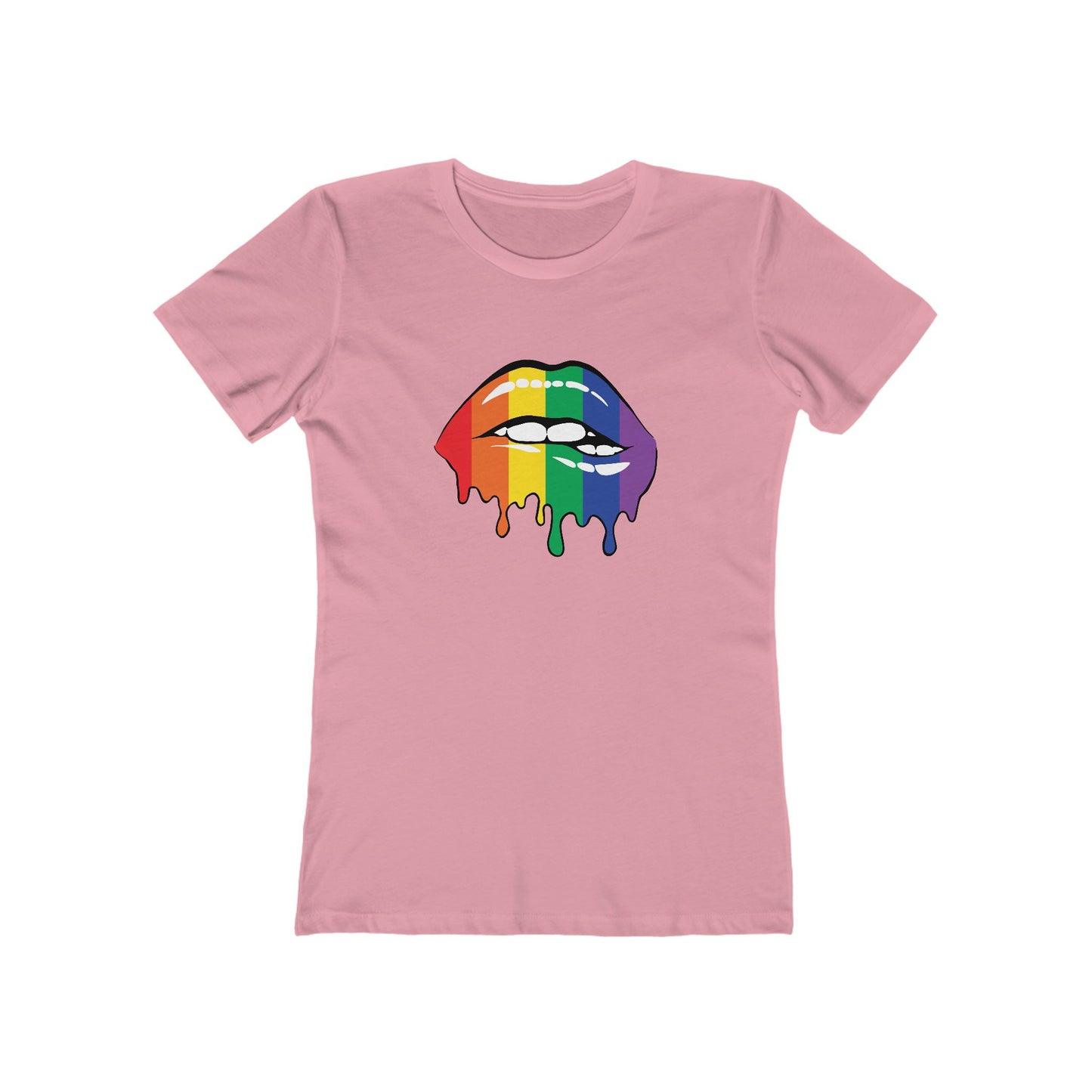 Biting Lips Rainbow Pride - Women's T-shirt