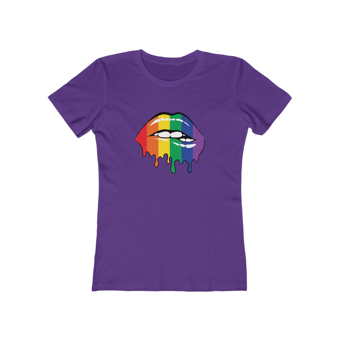 Biting Lips Rainbow Pride - Women's T-shirt