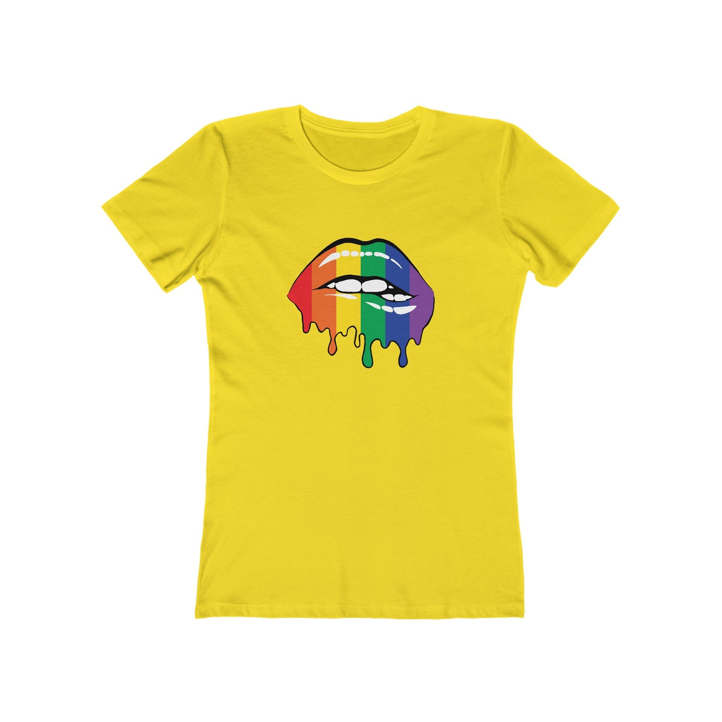 Biting Lips Rainbow Pride - Women's T-shirt