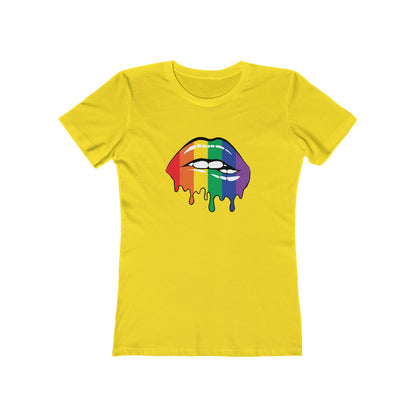 Biting Lips Rainbow Pride - Women's T-shirt