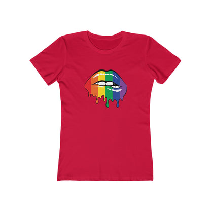 Biting Lips Rainbow Pride - Women's T-shirt