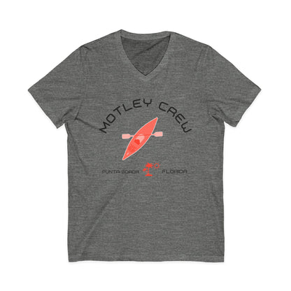 Motley Crew, Claudia S - Unisex Jersey V-Neck T-Shirt
