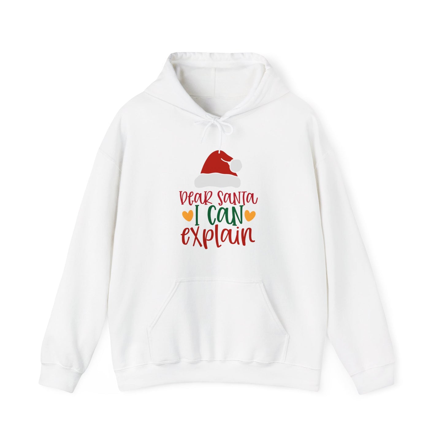 Dear Santa I Can Explain - Unisex Hooded Sweatshirt