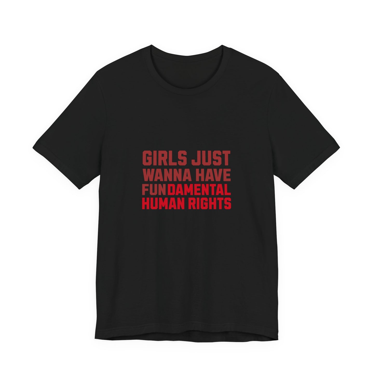 Girls Just Wanna Have Fundamental Human Rights - Unisex T-Shirt