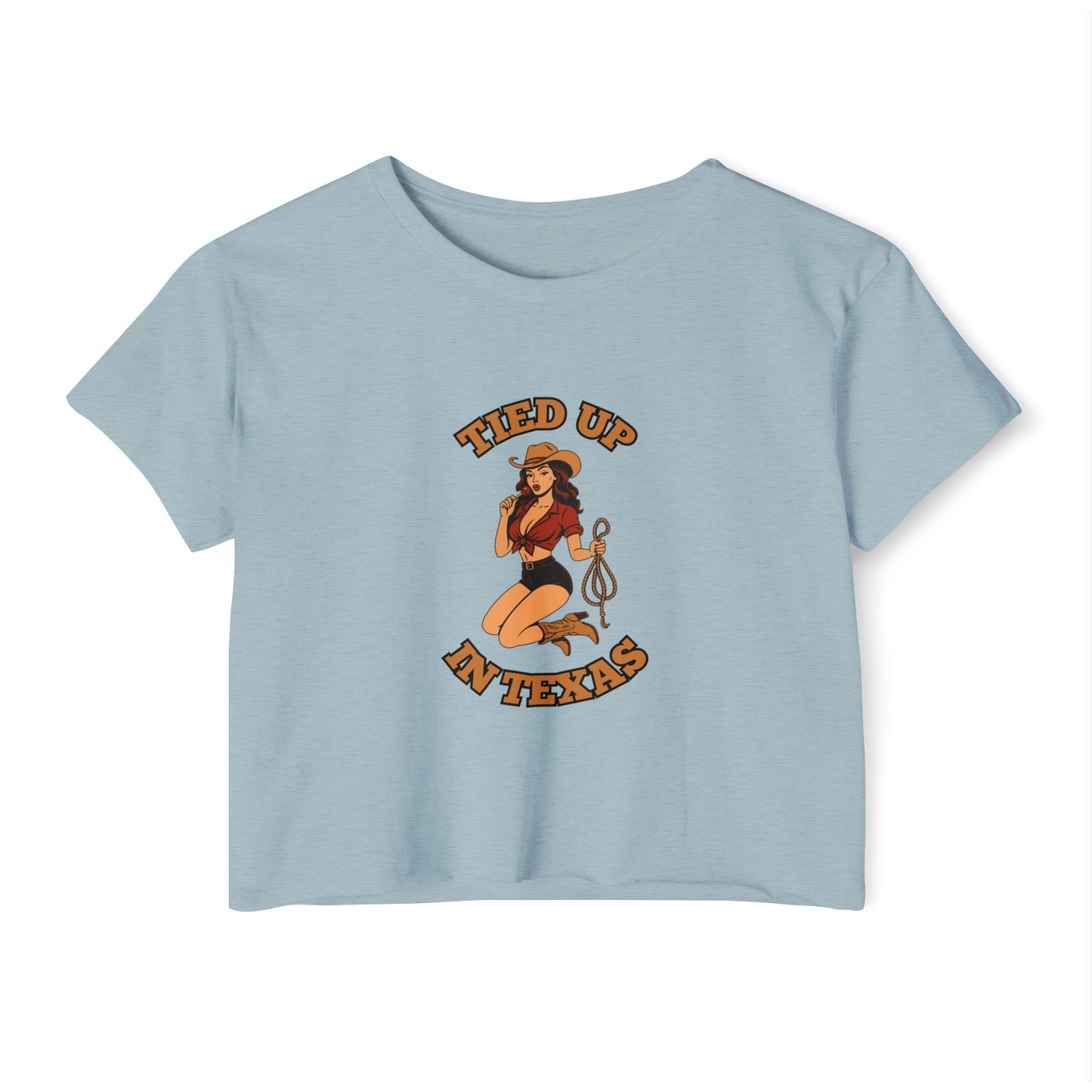 Tied Up in Texas - Women's Festival Crop Top