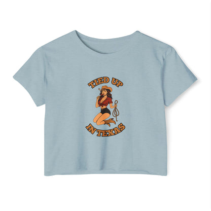 Tied Up in Texas - Women's Festival Crop Top