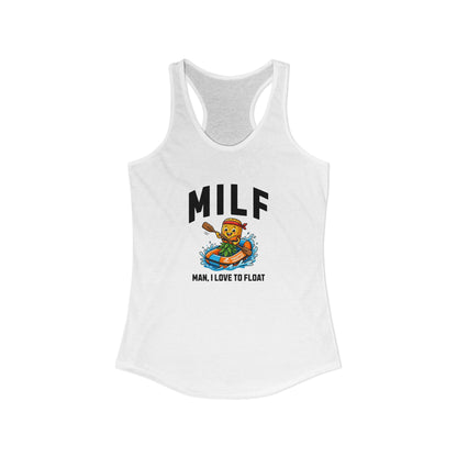 MILF - Man I Love to Float - Women's Racerback Tank