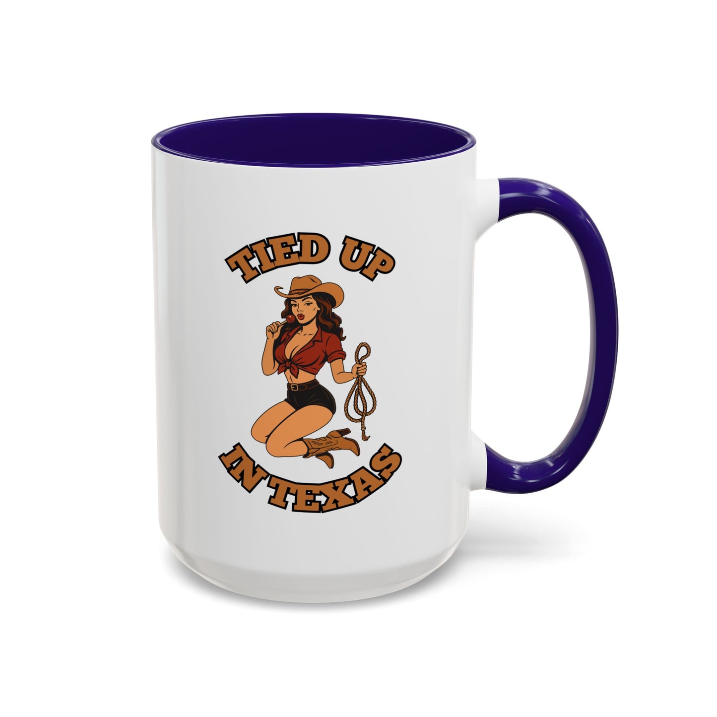 Tied up in Texas - Colorful Ceramic Mug