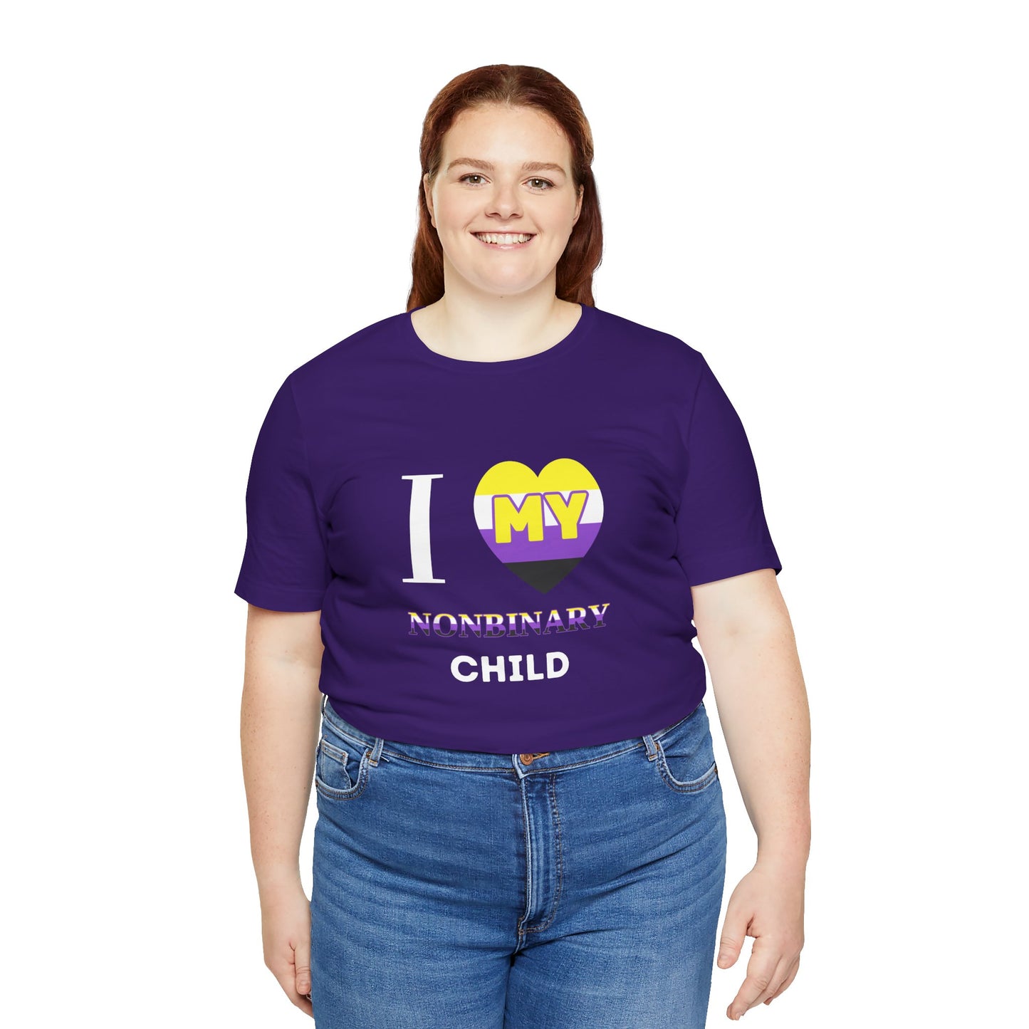 I Heart my Nonbinary Child - Unisex T-Shirt