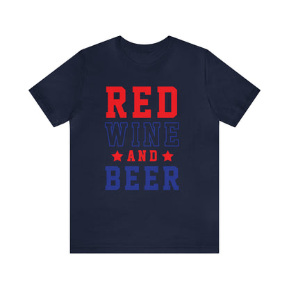 Red Wine And Beer - Unisex T-Shirt