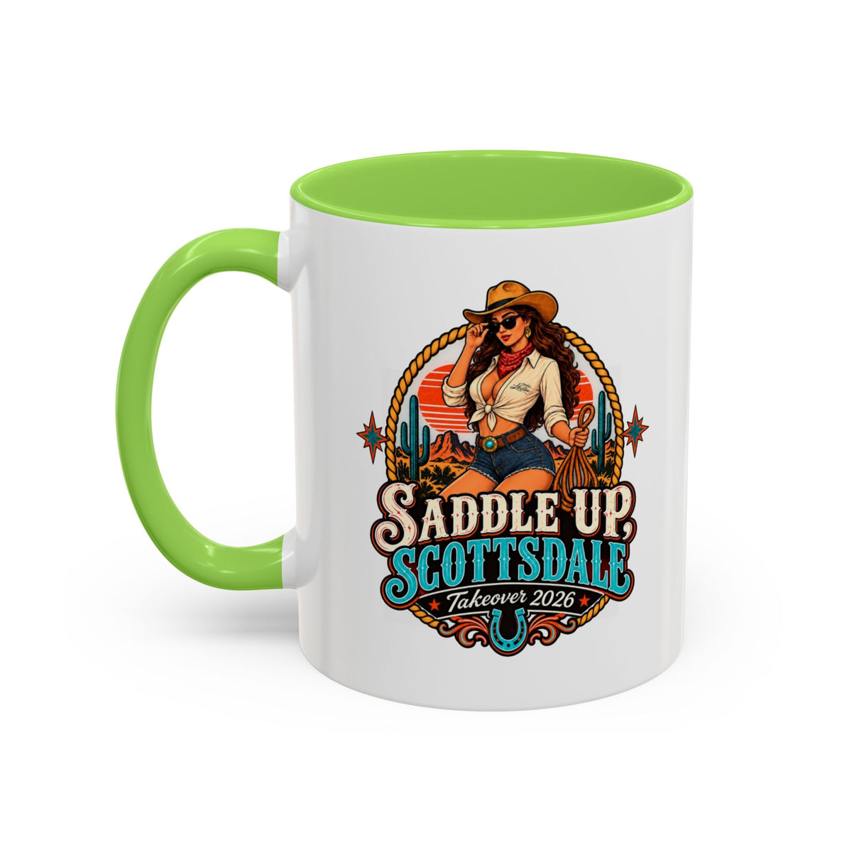 Saddle Up Scottsdale - Colorful Ceramic Mug