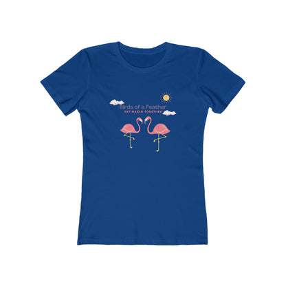 Birds of a Feather Get Naked Together - Women's T-shirt