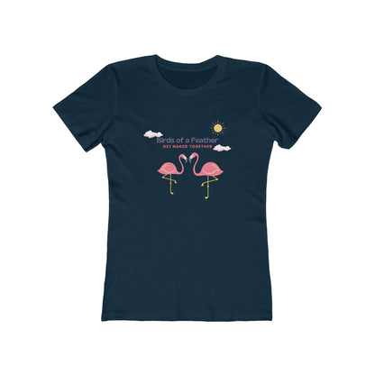 Birds of a Feather Get Naked Together - Women's T-shirt
