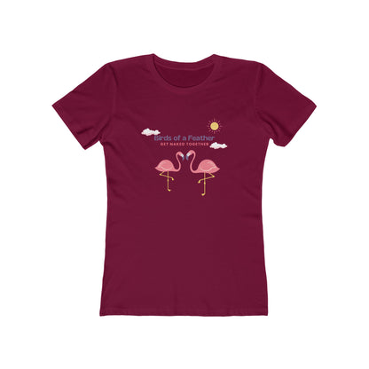 Birds of a Feather Get Naked Together - Women's T-shirt