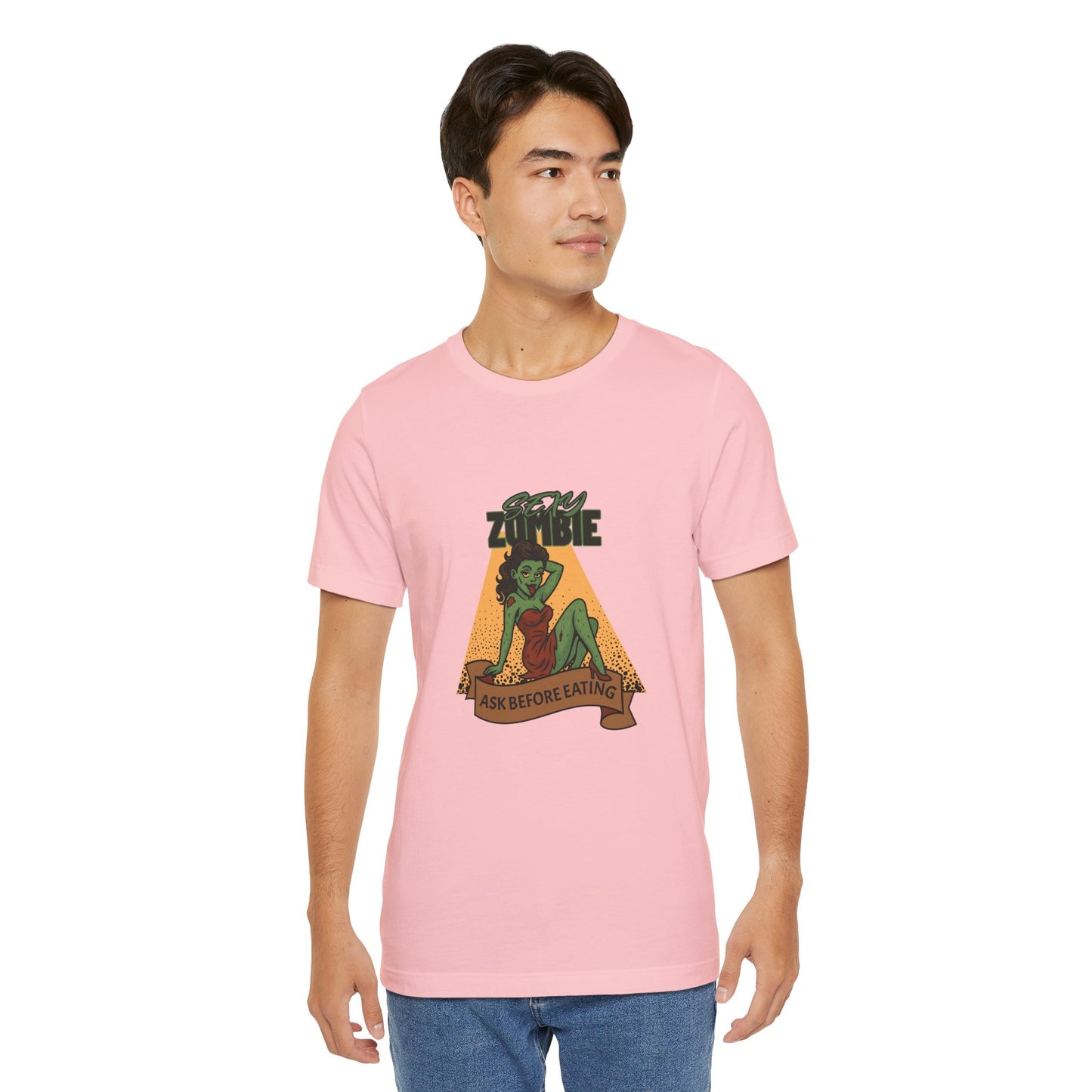 Sexy Zombie Ask Before Eating - Unisex T-Shirt