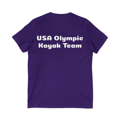 Motley Crew, Linda J - Unisex Jersey V-Neck T-Shirt