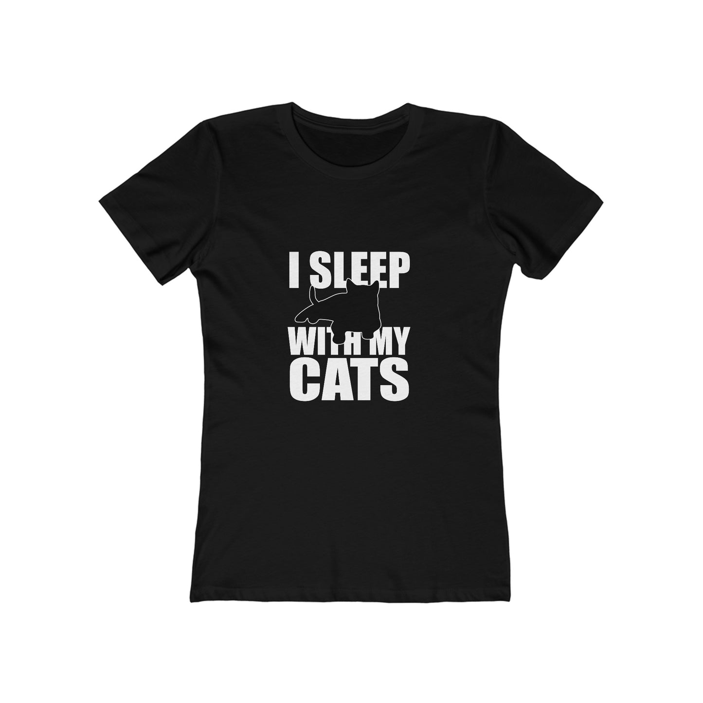 I Sleep With My Cats - Women's T-shirt