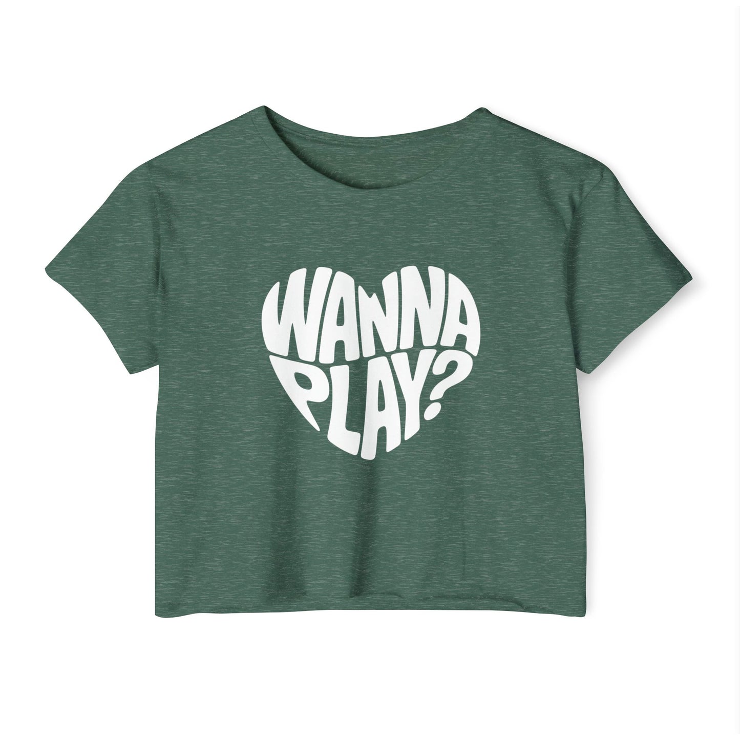 Wanna Play? - Women's Festival Crop Top