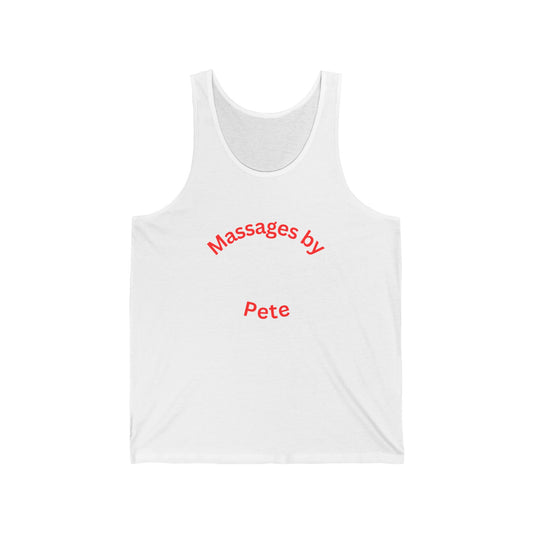 Massages by Pete - Unisex Jersey Tank