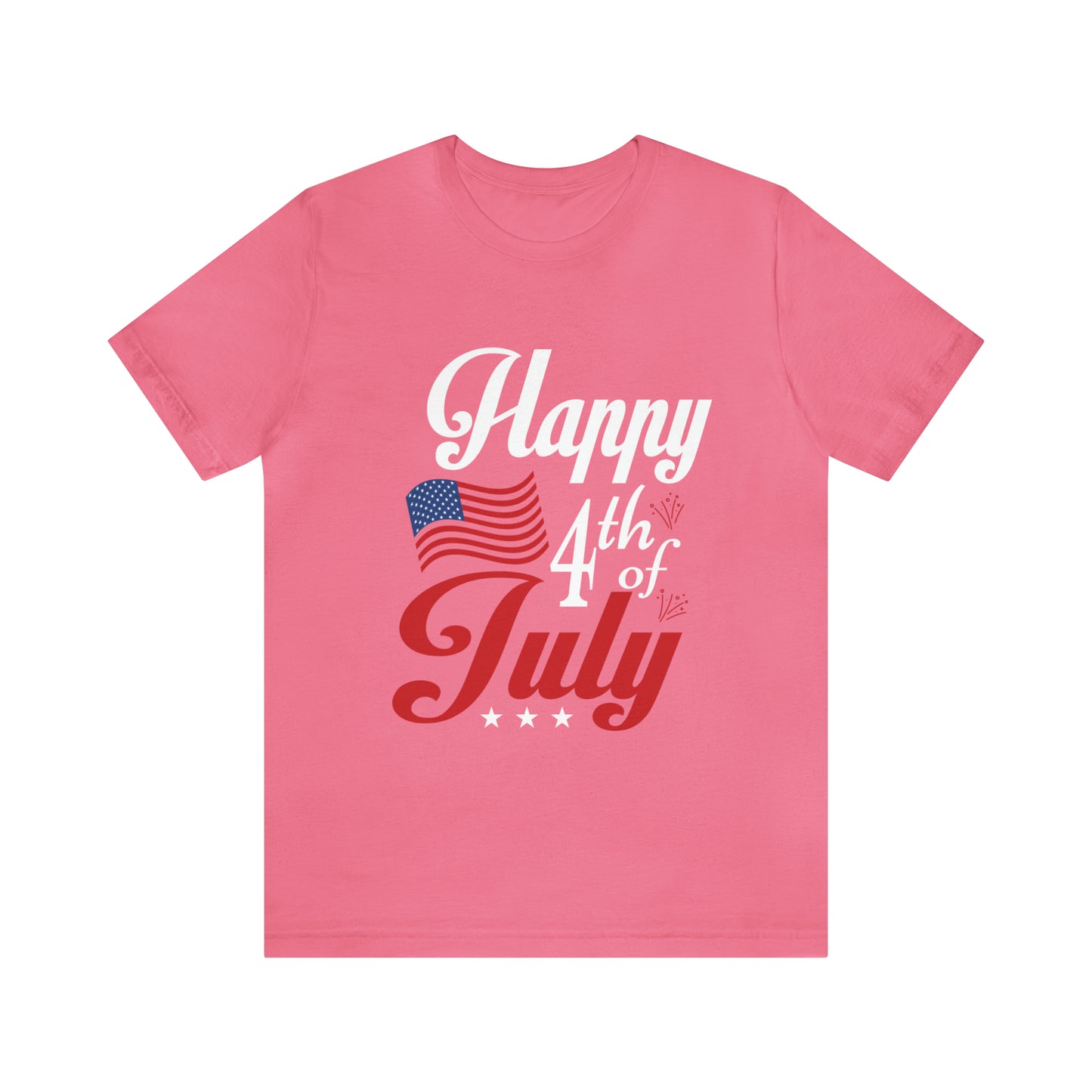 Happy 4th of July Flag - Unisex T-Shirt