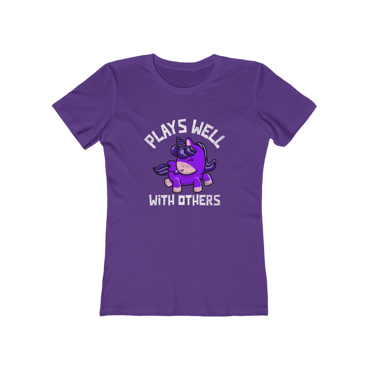 Plays Well With Others (Unicorn) - Women's T-shirt