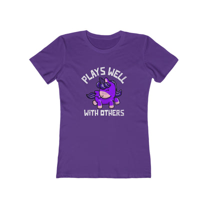 Plays Well With Others (Unicorn) - Women's T-shirt