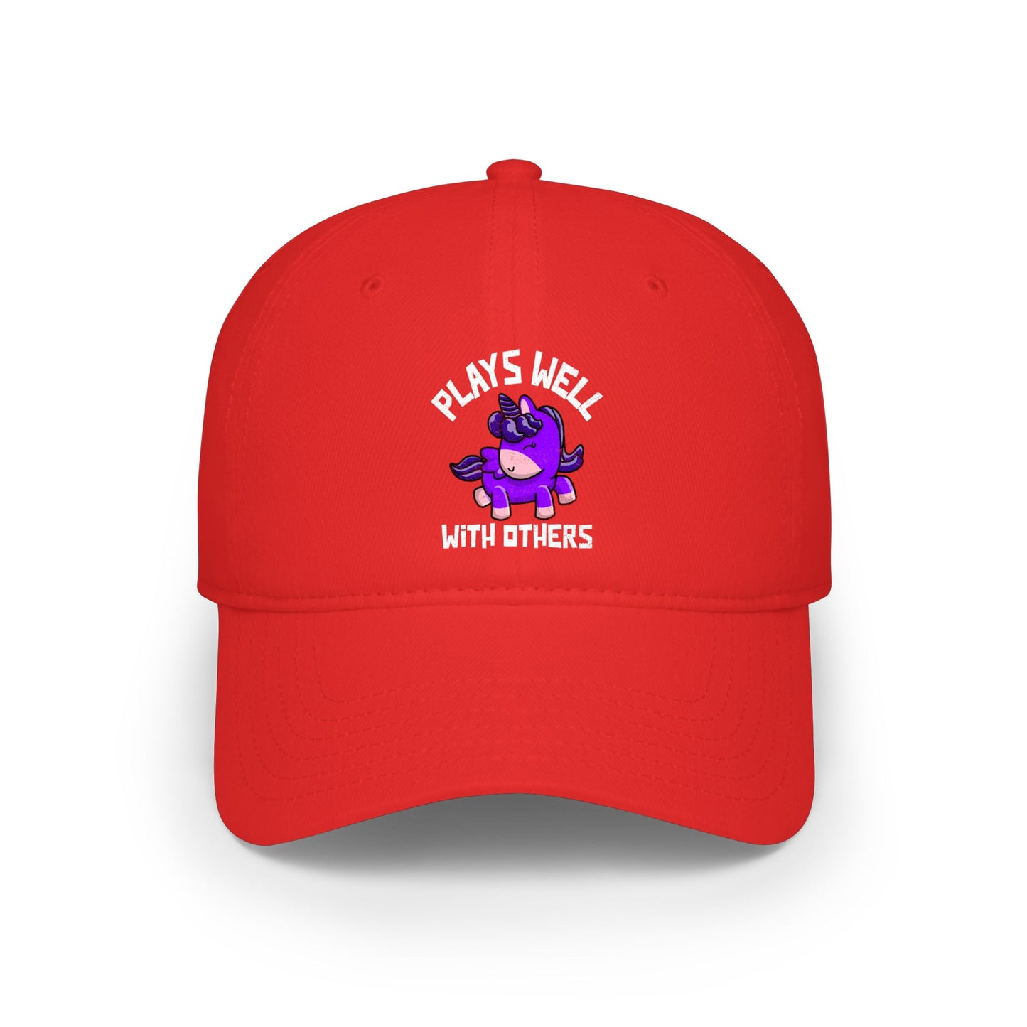 Plays Well With Others (Unicorn) - Baseball Cap