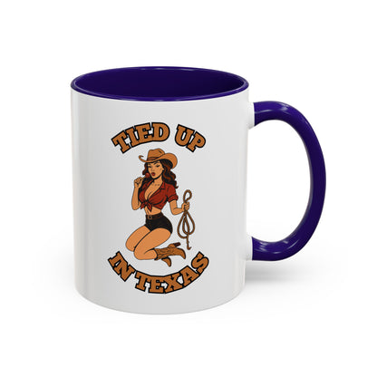 Tied up in Texas - Colorful Ceramic Mug