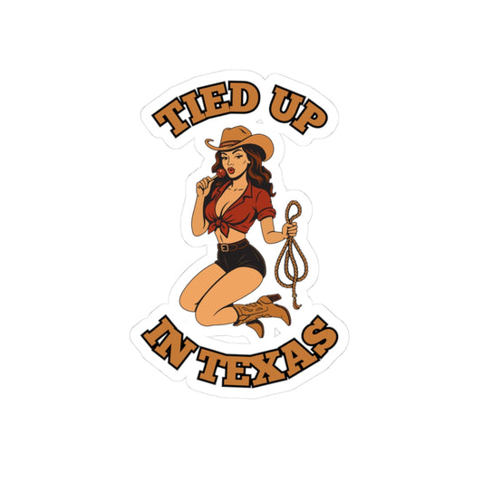 Tied up in Texas - Kiss-Cut Stickers