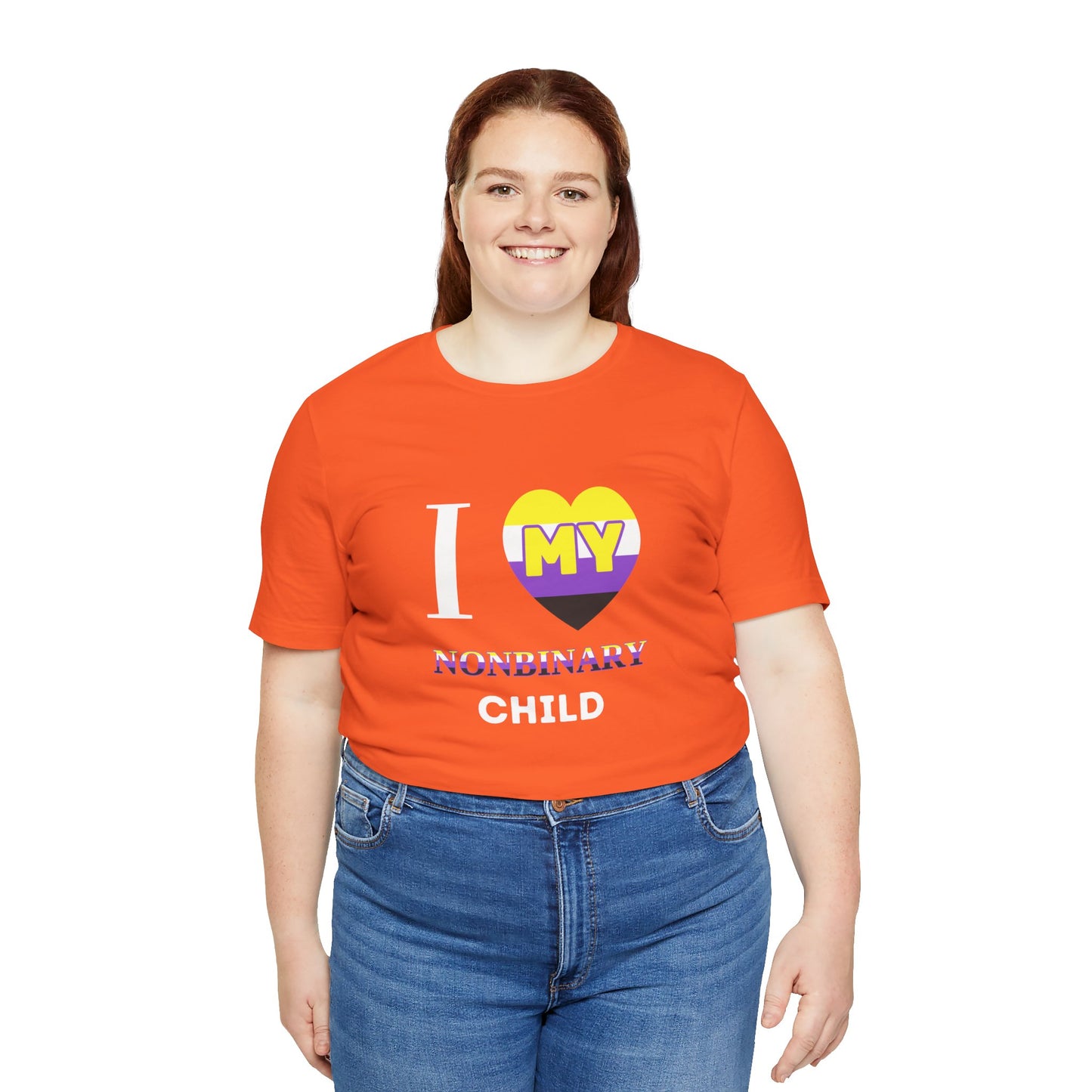 I Heart my Nonbinary Child - Unisex T-Shirt