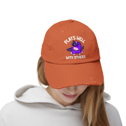 Plays Well With Others (Unicorn) - Even More Distressed Cap