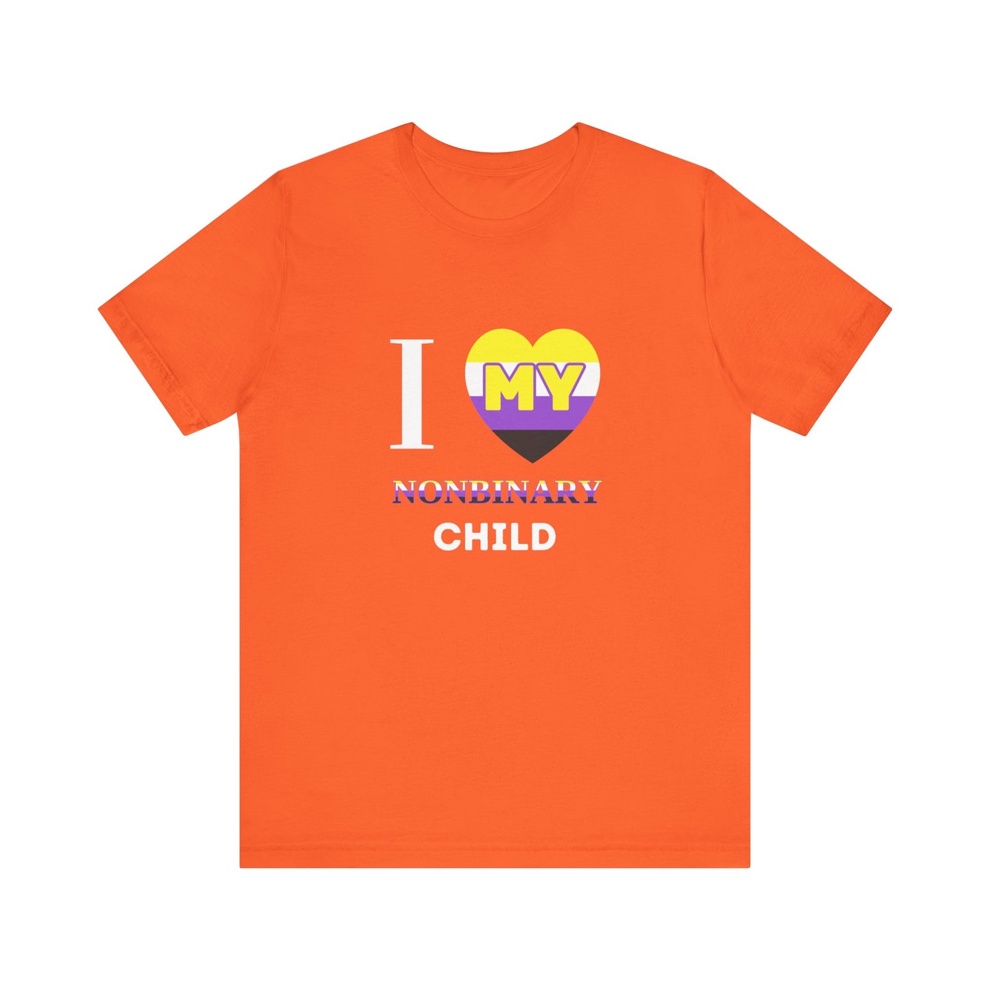 I Heart my Nonbinary Child - Unisex T-Shirt
