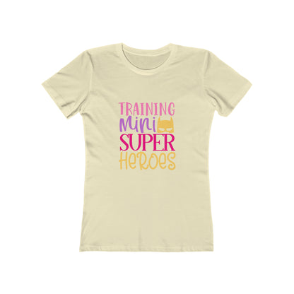 Training Mini Superheroes - Women's T-shirt