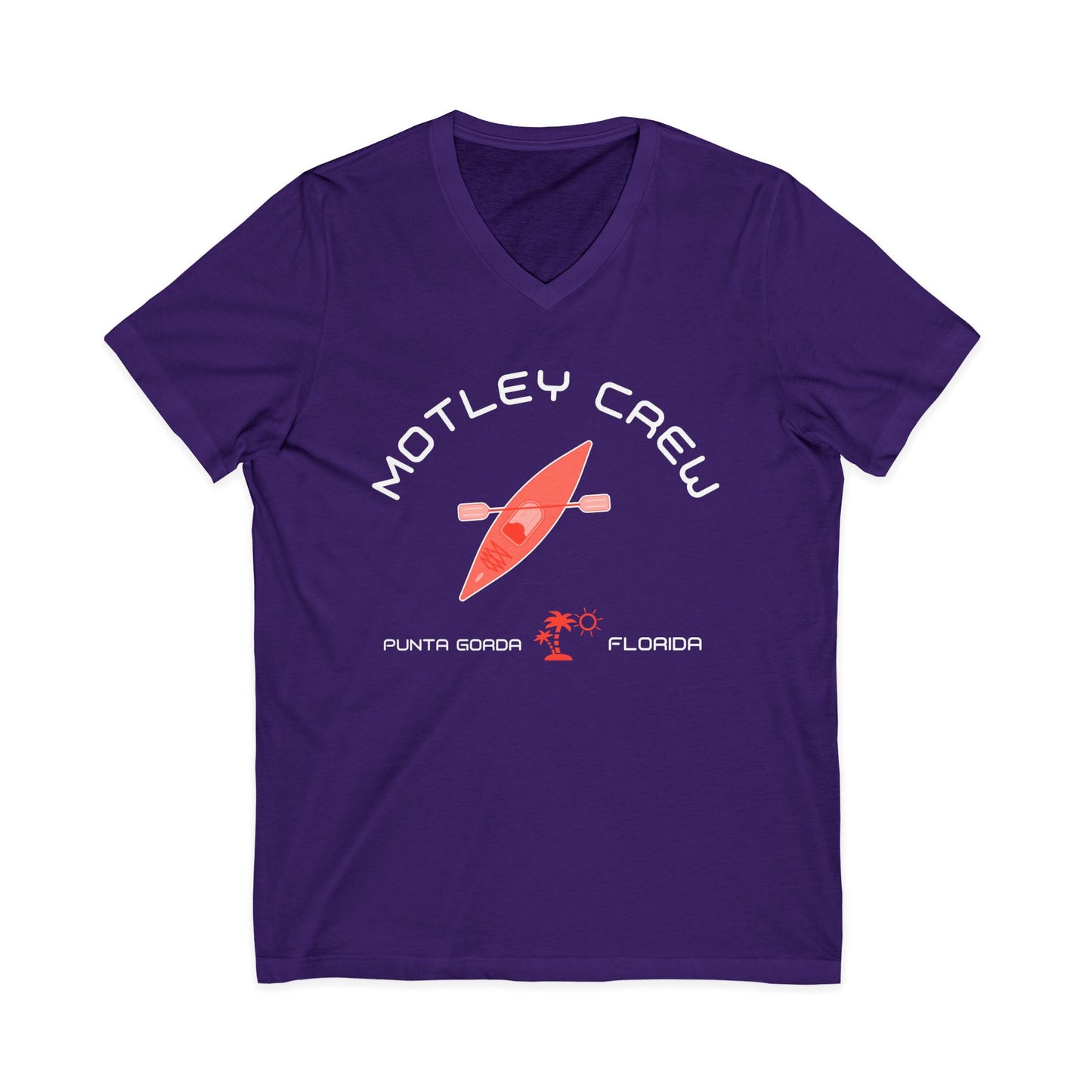 Motley Crew - Unisex Jersey V-Neck T-Shirt