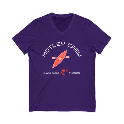 Motley Crew - Unisex Jersey V-Neck T-Shirt