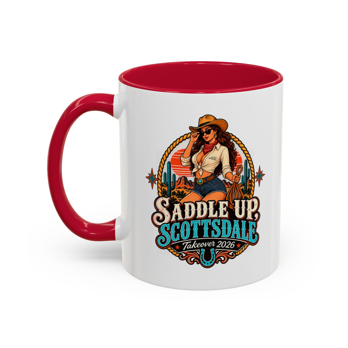 Saddle Up Scottsdale - Colorful Ceramic Mug