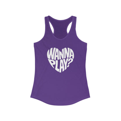 Wanna Play? - Women's Racerback Tank