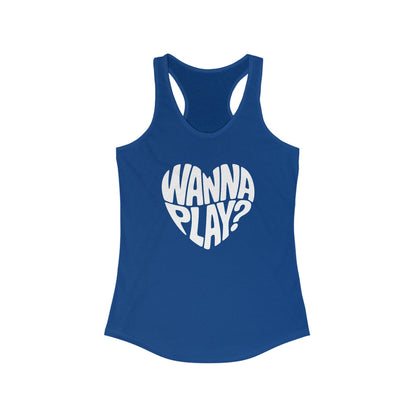Wanna Play? - Women's Racerback Tank