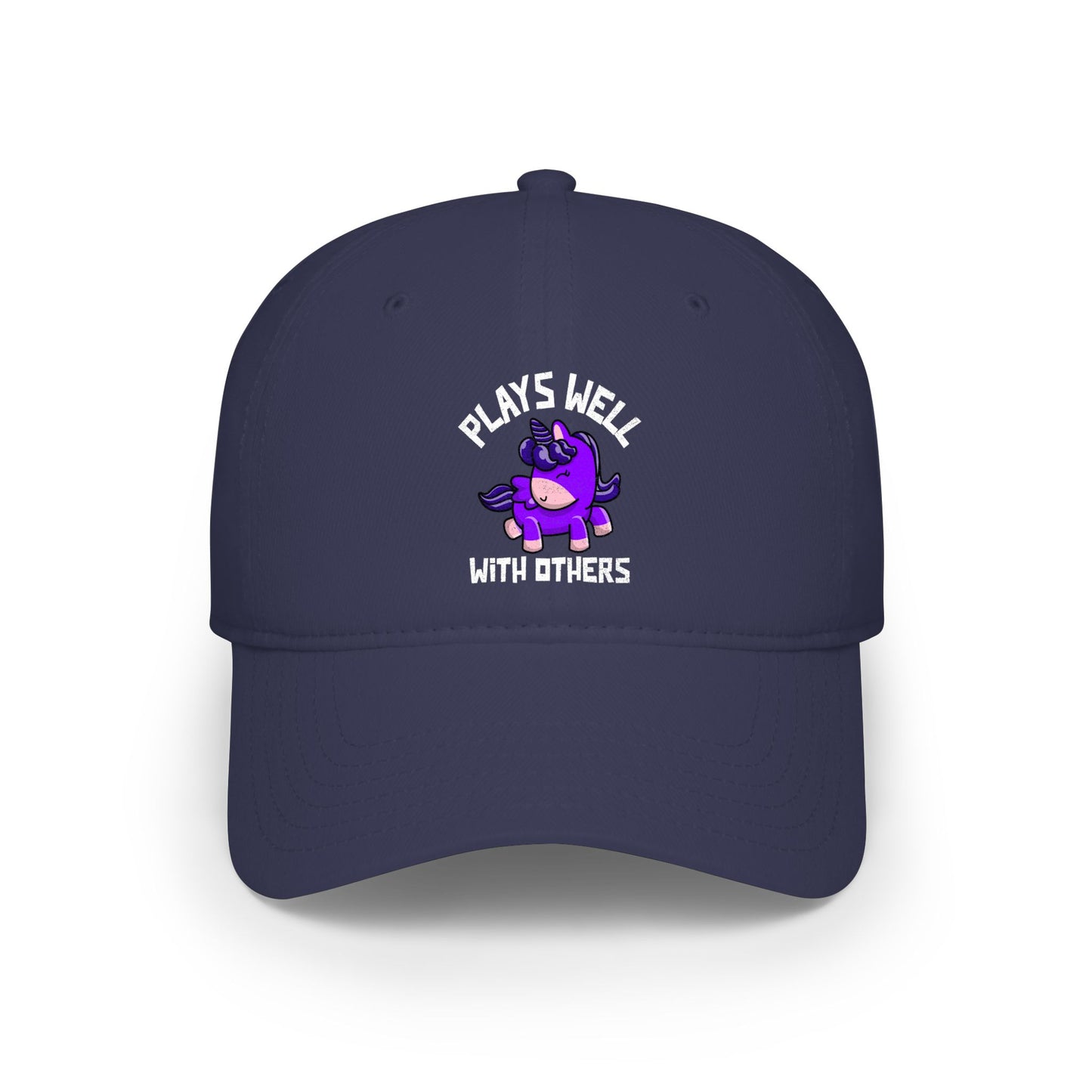 Plays Well With Others (Unicorn) - Baseball Cap