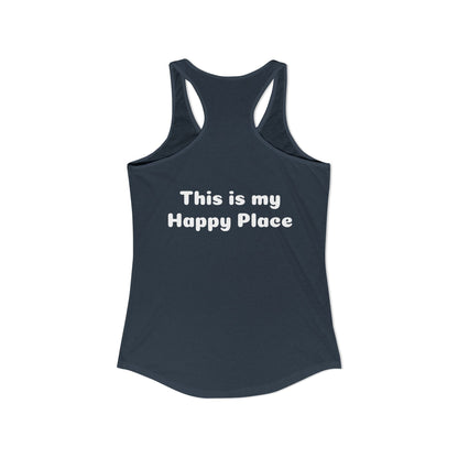 Motley Crew, Claudia S 2: Happy Place - Women's Ideal Racerback Tank
