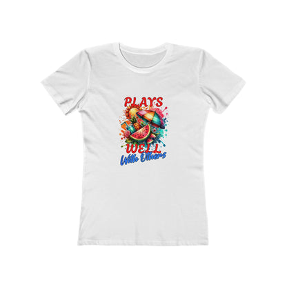 Plays Well With Others Beach - Women's T-shirt