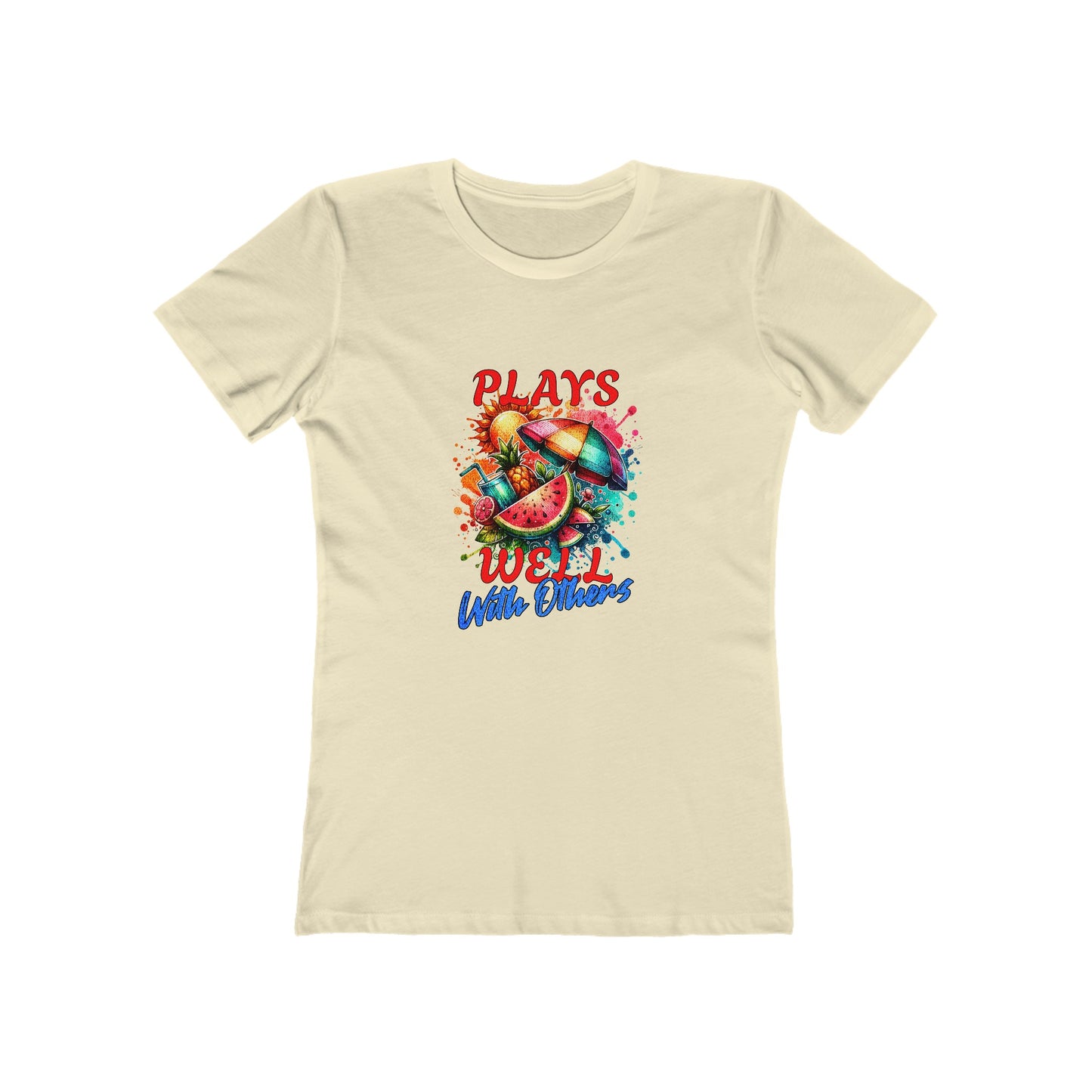 Plays Well With Others Beach - Women's T-shirt