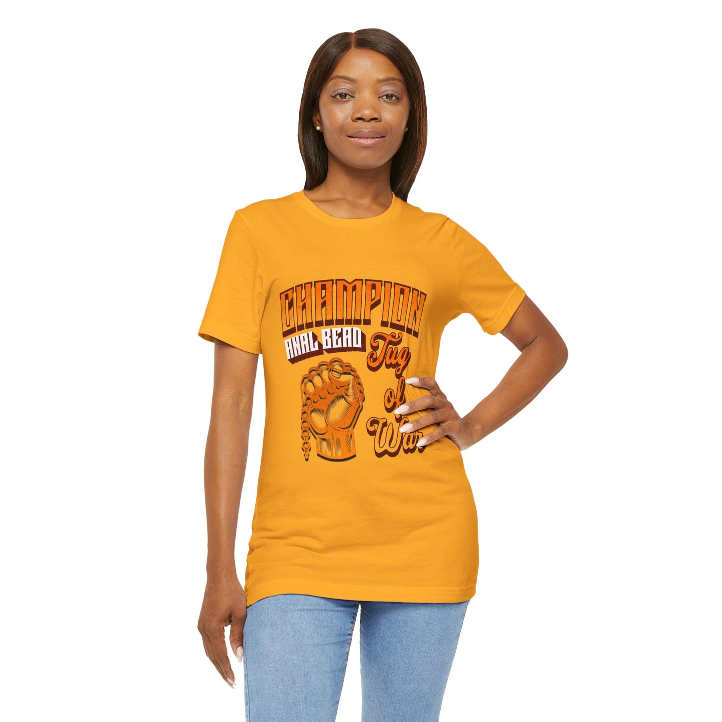 Champion Anal Bead Tug of War - Unisex T-Shirt