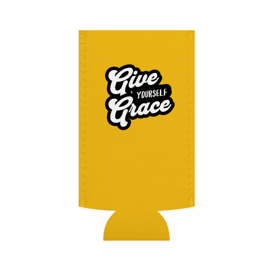 Give Yourself Grace - Slim Can Koozie