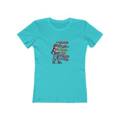 A Womans Place Is Where She Wants It To Be - Women's T-shirt
