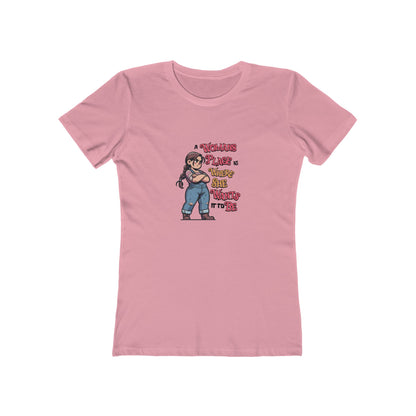 A Womans Place Is Where She Wants It To Be - Women's T-shirt