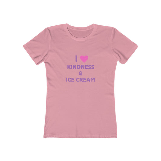 I Love Kindness & Ice Cream2 - Women's T-shirt